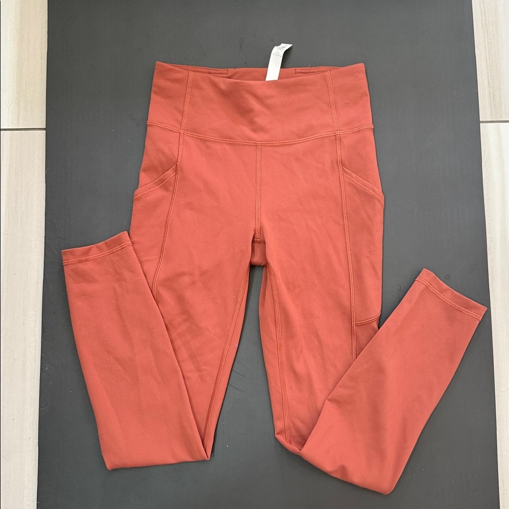 Lululemon Athletica Copper High-Waisted Leggings